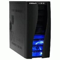 корпус Crown CMC-D26 black-grey+blue highlight