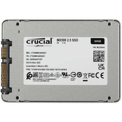 SSD диск Crucial MX500 500Gb CT500MX500SSD1