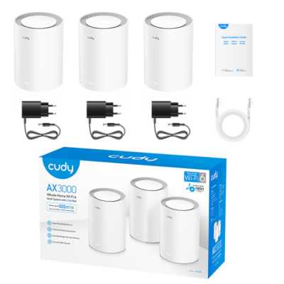 Cudy M3000 3-Pack White