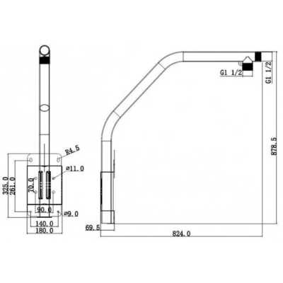 кронштейн на парапет Dahua DH-PFB303S