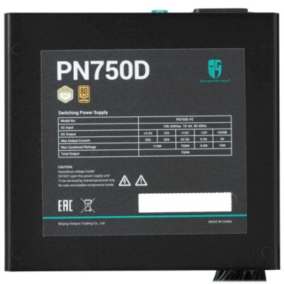Deepcool 750W PN750D GamerStorm R-PN750D-FC0B-WGEU-V2