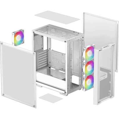 корпус Deepcool CC560 Mesh V2 White