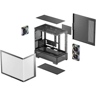 корпус Deepcool CG380U 3F Black