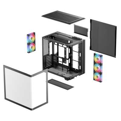 корпус Deepcool CG590U 5F Black