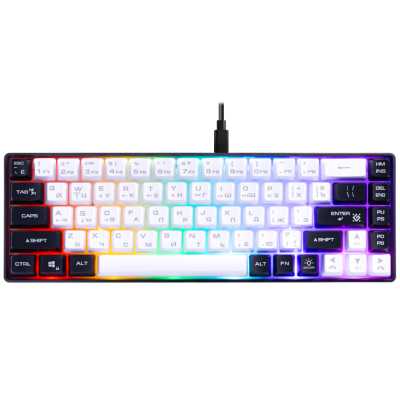 клавиатура Defender Aris GK-349 White-Black 45349