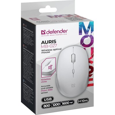 мышь Defender Auris MB-027 White