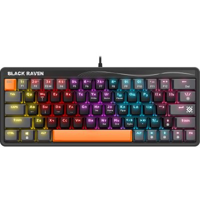 клавиатура Defender Black Raven GK-417 Black