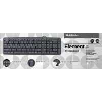 клавиатура Defender Element HB-520 Black USB