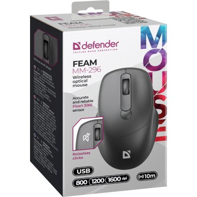 Defender Feam MM-296 Black