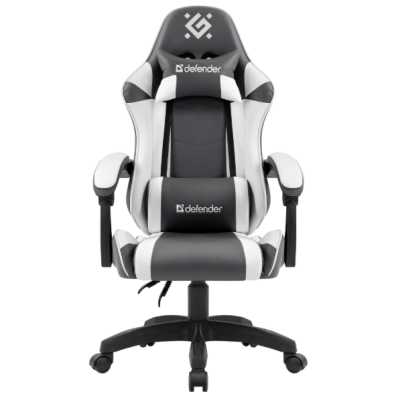игровое кресло Defender Fortune Grey/White
