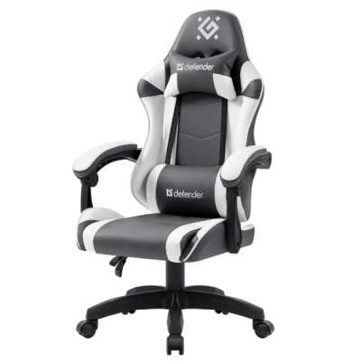 игровое кресло Defender Fortune Grey/White