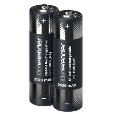 аккумуляторная батарейка Defender HR6-2BL 56502