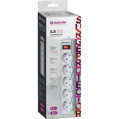 сетевой фильтр Defender ILS 355 99355