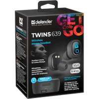 гарнитура Defender Twins 639 Black