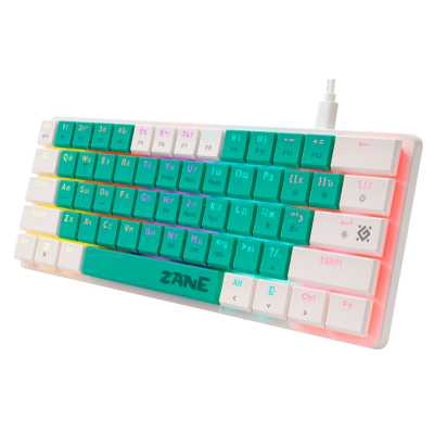 клавиатура Defender Zane GK-089 Green-White 45087