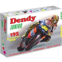 игровая приставка Dendy Junior White 195 игр пистолет