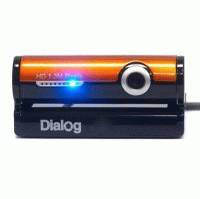 веб-камера Dialog WC-31U Black/Orange