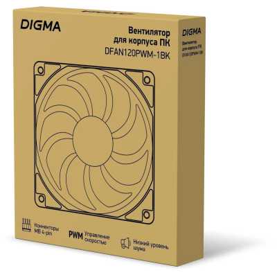 кулер Digma DFAN120PWM-1BK
