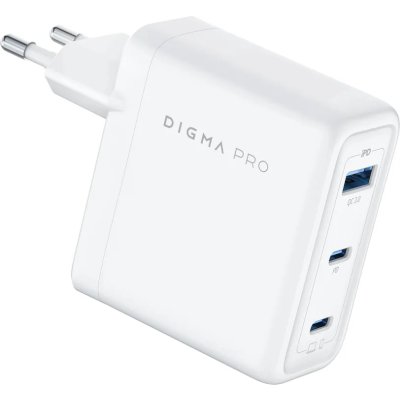 сетевое зарядное устройство Digma DPW1С0G012WH