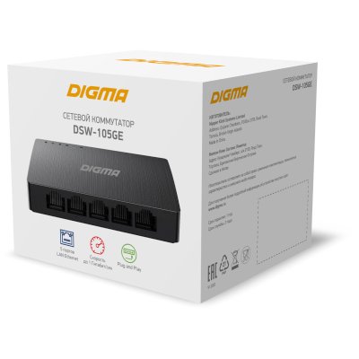 коммутатор Digma DSW-105GE