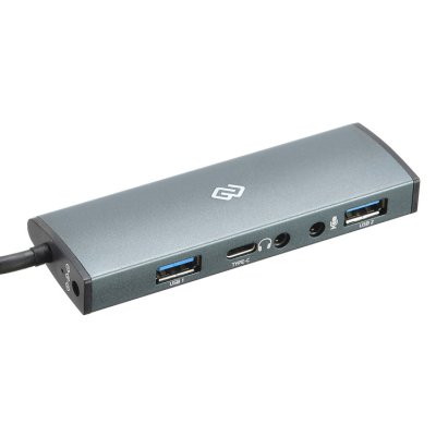док-станция Digma HUB-2U3.0СAU-UC-G