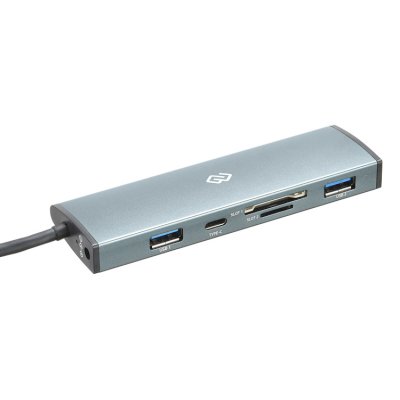 док-станция Digma HUB-2U3.0СCR-UC-G