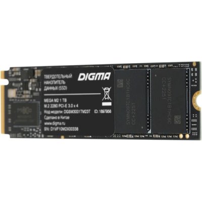 SSD диск Digma Mega M2 1Tb DGSM3001TM23T