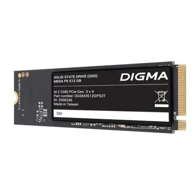 SSD диск Digma Mega P5 512Gb DGSM3512GP53T