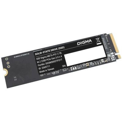 SSD диск Digma Meta P31 2Tb DGSM5002TP31T