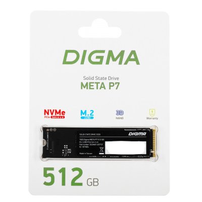 SSD диск Digma Meta P7 512Gb DGSM4512GP73T