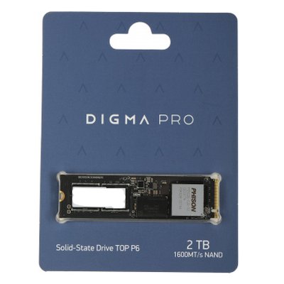 SSD диск Digma Pro Top P6 2Tb DGPST5002TP6T6