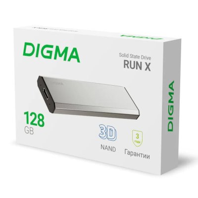 SSD диск Digma Run X 128Gb DGSR8128G1MSR