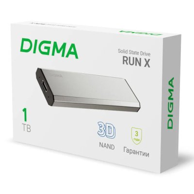 SSD диск Digma Run X 1Tb DGSR8001T1MSR