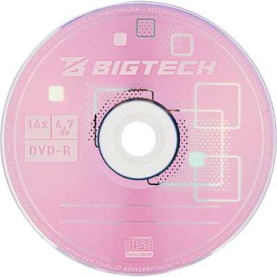 DVD-R BigTech YDVDRB004