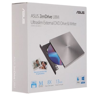 DVD-RW ASUS SDRW-08U8M-U/SIL/G/AS