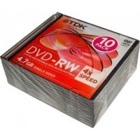диск DVD+RW TDK t19522 10шт