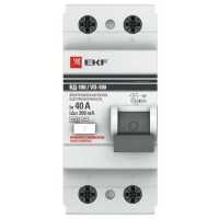 EKF 300мА тип AC ВД-100 2 полюса 40 А elcb-2-40-300-em-pro