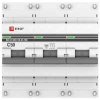 EKF ВА 47-100 3P (C) 10kA 50 А mcb47100-3-50C-pro