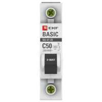 EKF ВА 47-29 1P (C) 4.5kA 50 А mcb4729-1-50C