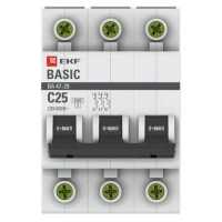 EKF ВА 47-29 3P (C) 4.5kA 25 А mcb4729-3-25C