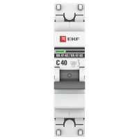 EKF ВА 47-63 1P (C) 4.5kA 40 А mcb4763-1-40C-pro