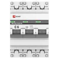 EKF ВА 47-63 3P (C) 4.5kA 6 А mcb4763-3-06C-pro