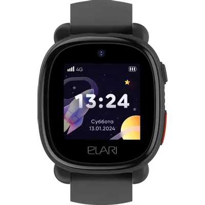 смарт часы Elari KidPhone 4G Lite Black