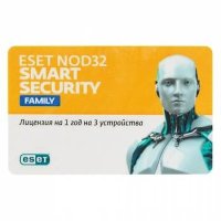 антивирус ESET NOD32 NOD32-ESM-NS-CLCARD-1-3