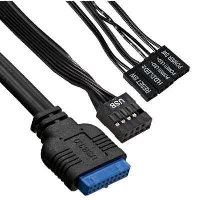 корпус Exegate BAA-114U2-AAA400 Black