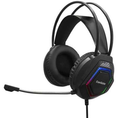 гарнитура ExeGate Cosmos HS-704GL Black