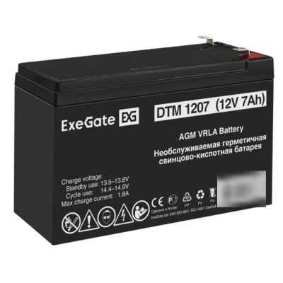батарея для UPS Exegate DTM 1207 EX297516RUS