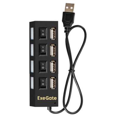 разветвитель USB ExeGate DUB-42SW EX293977RUS