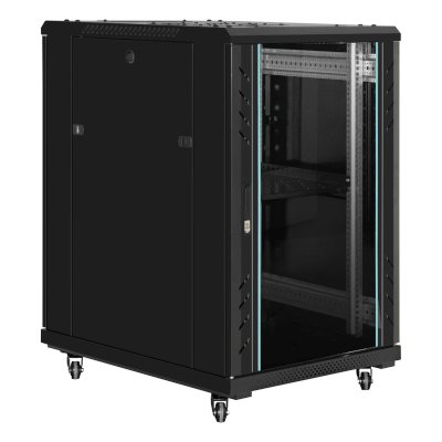 телекоммуникационный шкаф ExeGate EC-FS-18U.600.800.G.BLACK EX300402RUS