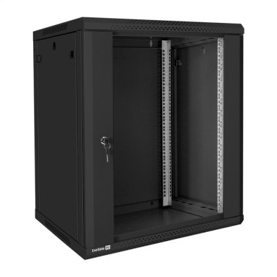 телекоммуникационный шкаф ExeGate EC-WM-15U.600.G.BLACK EX300266RUS